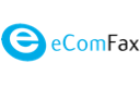 eComFax Blue and Black Logo